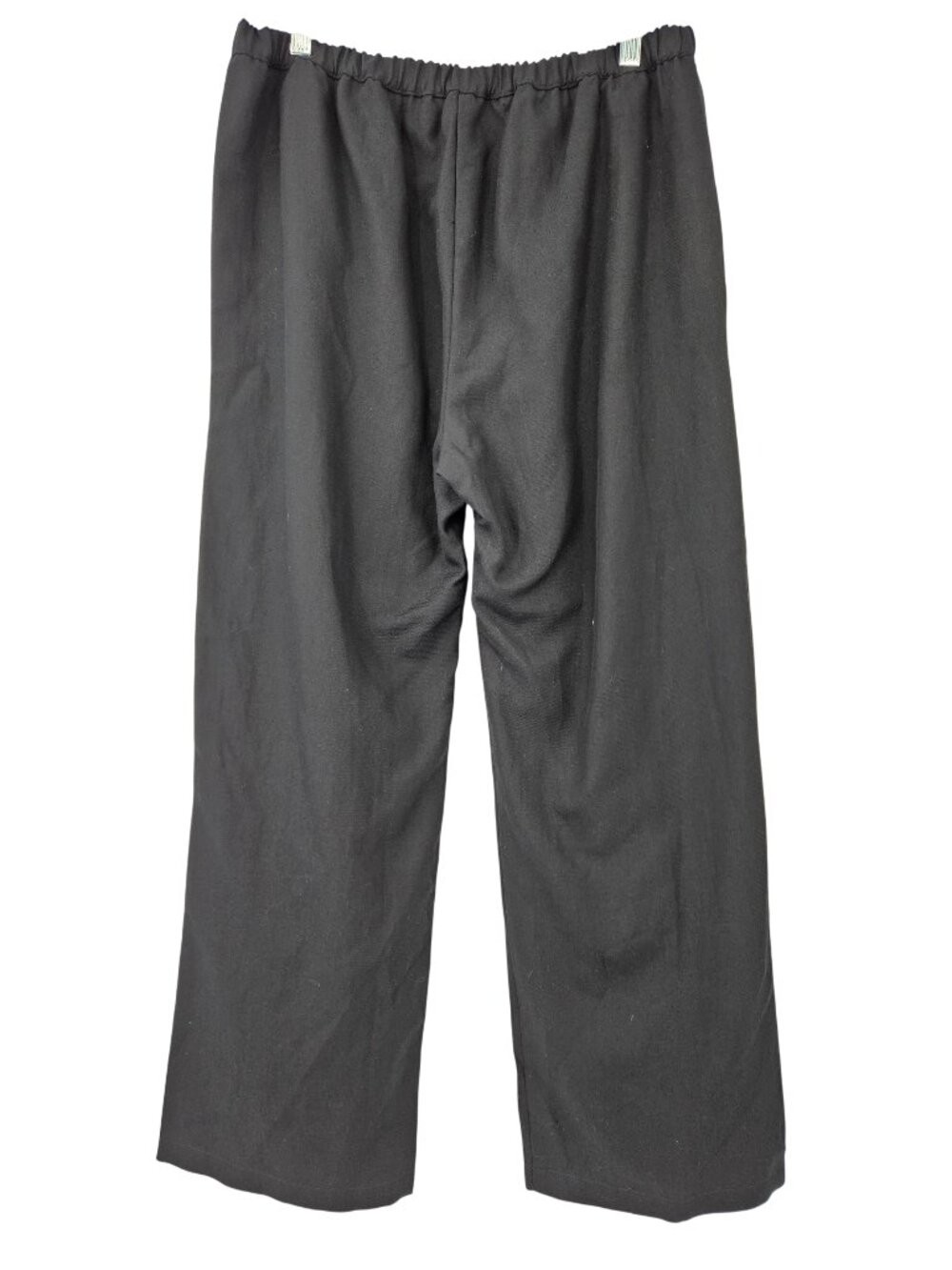 Enza Costa Twill Everywhere Pant Black Women's Size 3 U.S. L Wide Leg Minimalist - Picture 4 of 12